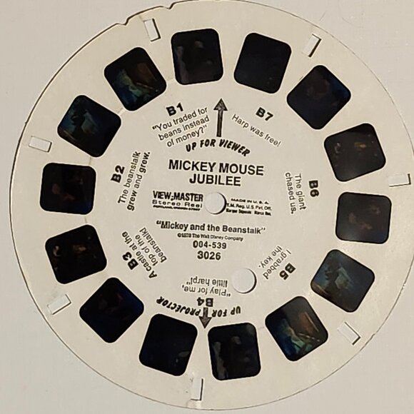 VINTAGE Disney Mickey Mouse Jubilee View Master Reels Lot of 3 1978 - Picture 4 of 6